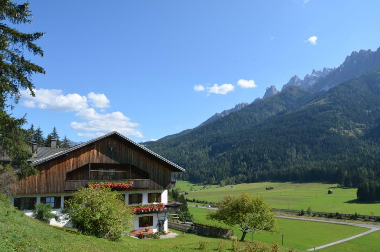 Ferienwohnung Baumannhof Toblach Exterior foto